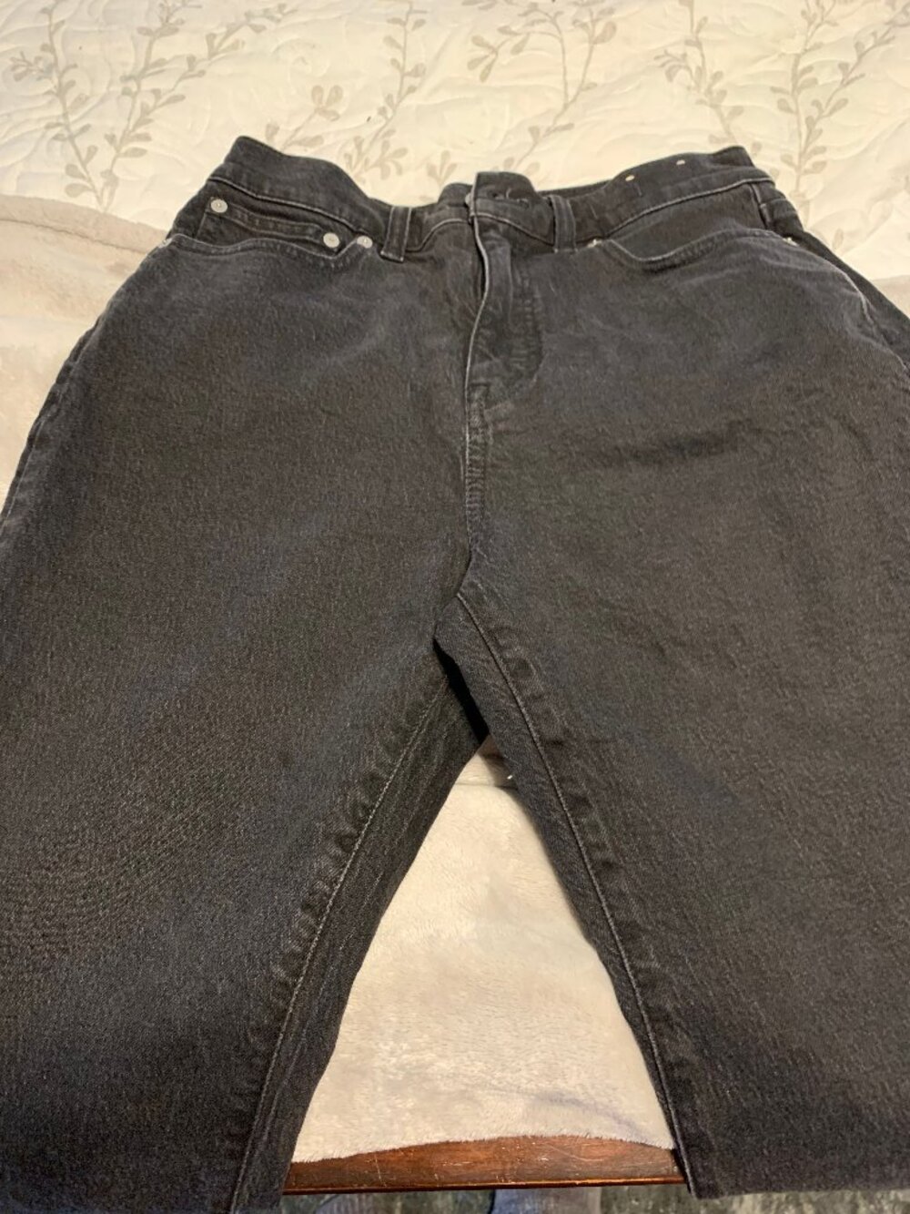 Madewell 90s Straight Black Jeans Size 27